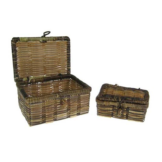 Bambus Korb mit Deckel