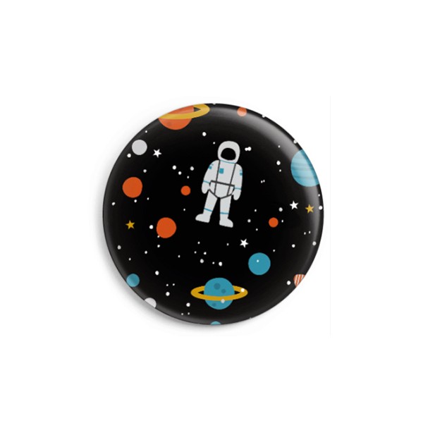 Ava & Yves Button Weltraum Space