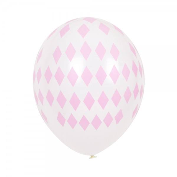 Little Luftballon rosa Raute